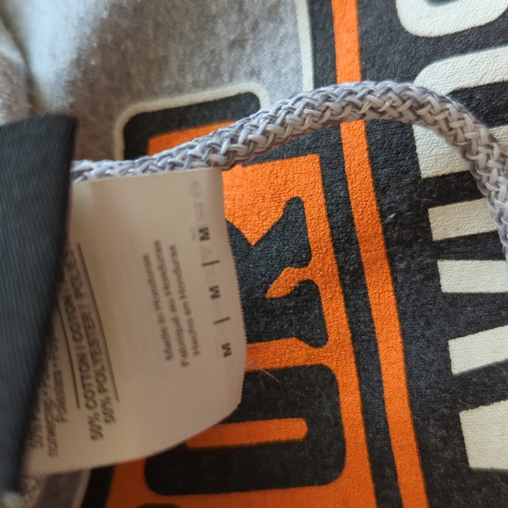 Harley-Davidson Gray and Orange Men's Hoodie Size Medium - Picture 4 of 8